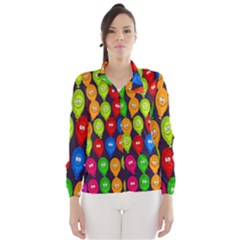 Happy Balloons Wind Breaker (women) by Nexatart