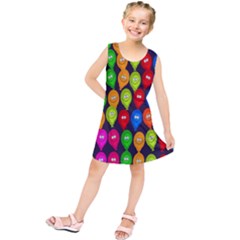 Happy Balloons Kids  Tunic Dress by Nexatart