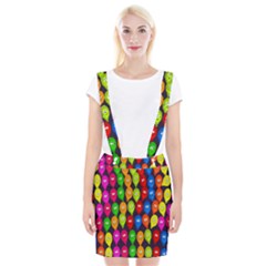 Happy Balloons Suspender Skirt by Nexatart