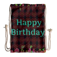 Happy Birthday! Drawstring Bag (large) by Nexatart