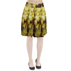 Grunge Texture Retro Design Pleated Skirt by Nexatart