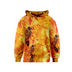 Honey Bee Takes Nectar Kids  Pullover Hoodie by Nexatart