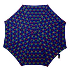 Honeycomb Fractal Art Hook Handle Umbrellas (large)