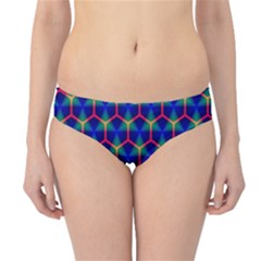 Honeycomb Fractal Art Hipster Bikini Bottoms