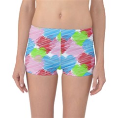 Holidays Occasions Valentine Reversible Bikini Bottoms by Nexatart