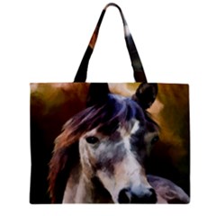 Horse Horse Portrait Animal Zipper Mini Tote Bag by Nexatart