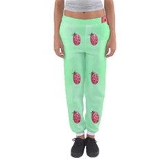 Ladybug Pattern Women s Jogger Sweatpants by Nexatart