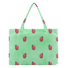 Ladybug Pattern Medium Tote Bag