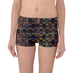 Kaleidoscope Pattern Abstract Art Boyleg Bikini Bottoms