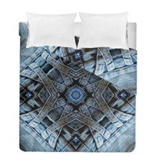 Jeans Background Duvet Cover Double Side (full/ Double Size) by Nexatart