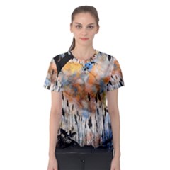 Landscape Sunset Sky Summer Women s Sport Mesh Tee