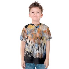 Landscape Sunset Sky Summer Kids  Cotton Tee