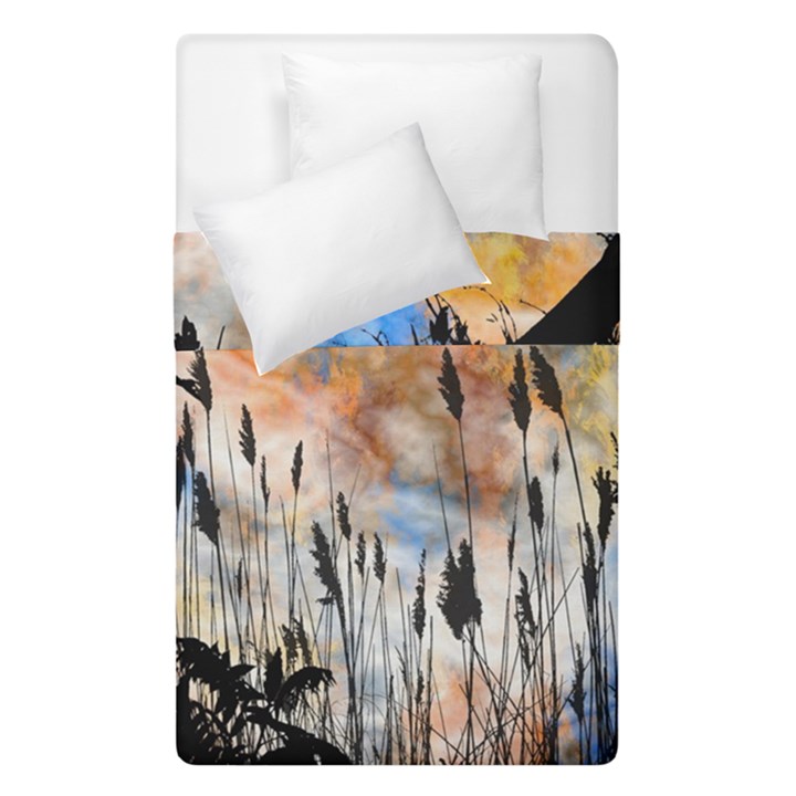 Landscape Sunset Sky Summer Duvet Cover Double Side (Single Size)