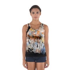 Landscape Sunset Sky Summer Women s Sport Tank Top  by Nexatart