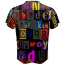 Letters A Abc Alphabet Literacy Men s Cotton Tee View2