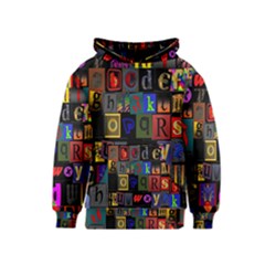 Letters A Abc Alphabet Literacy Kids  Pullover Hoodie by Nexatart