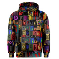 Letters A Abc Alphabet Literacy Men s Zipper Hoodie by Nexatart