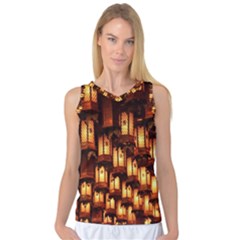 Light Art Pattern Lamp Women s Basketball Tank Top by Nexatart