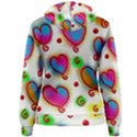 Love Hearts Shapes Doodle Art Women s Pullover Hoodie View2