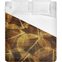 Leaves Autumn Texture Brown Duvet Cover (California King Size) View1