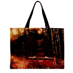 Locomotive Zipper Mini Tote Bag