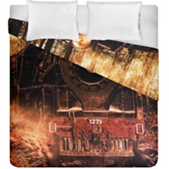 Locomotive Duvet Cover Double Side (king Size)