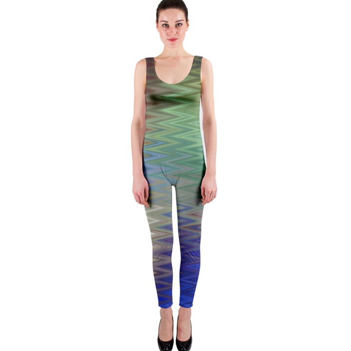 Metallizer Art Glass OnePiece Catsuit