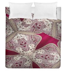 Morocco Motif Pattern Travel Duvet Cover Double Side (queen Size) by Nexatart