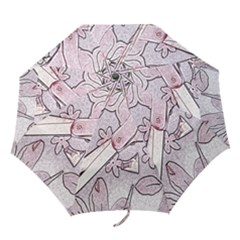 Newspaper Patterns Cutting Up Fabric Folding Umbrellas by Nexatart