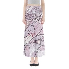 Newspaper Patterns Cutting Up Fabric Maxi Skirts