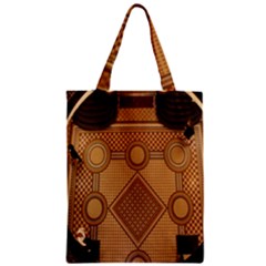 Mosaic The Elaborate Floor Pattern Of The Sydney Queen Victoria Building Zipper Classic Tote Bag by Nexatart