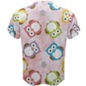 Owl Bird Cute Pattern Men s Cotton Tee View2