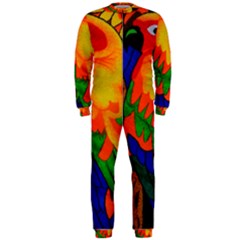 Parakeet Colorful Bird Animal Onepiece Jumpsuit (men)  by Nexatart