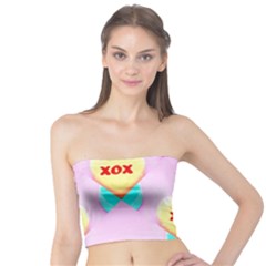 Pastel Heart Tube Top by Nexatart