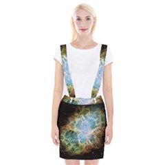 Crab Nebula Suspender Skirt by SheGetsCreative