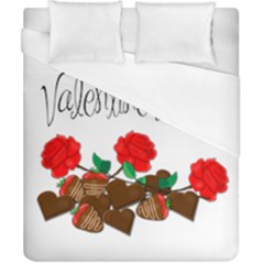 Valentine s Day Gift Duvet Cover (california King Size) by Valentinaart