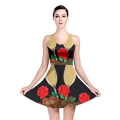 Valentine s Day Design Reversible Skater Dress by Valentinaart