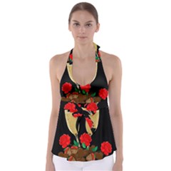 Valentine s Day Design Babydoll Tankini Top by Valentinaart