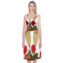 Valentine s day romantic design Midi Sleeveless Dress View1