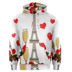 Romance In Paris Men s Pullover Hoodie by Valentinaart