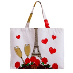 Romance In Paris Zipper Mini Tote Bag by Valentinaart