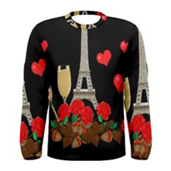 Pariz Men s Long Sleeve Tee by Valentinaart