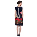 Pariz Short Sleeve Front Wrap Dress View2