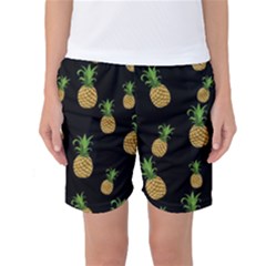 Pineapples Women s Basketball Shorts by Valentinaart