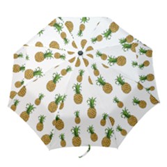 Pineapples Pattern Folding Umbrellas by Valentinaart