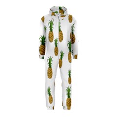 Pineapples Pattern Hooded Jumpsuit (kids) by Valentinaart