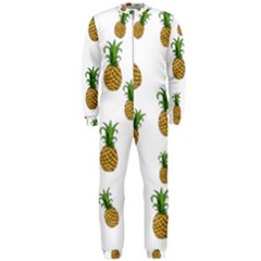 Pineapples Pattern Onepiece Jumpsuit (men)  by Valentinaart