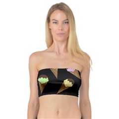 Ice Cream Cute Pattern Bandeau Top by Valentinaart