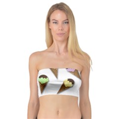 Ice cream pattern Bandeau Top