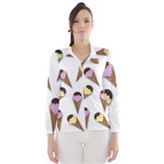 Ice cream pattern Wind Breaker (Women)